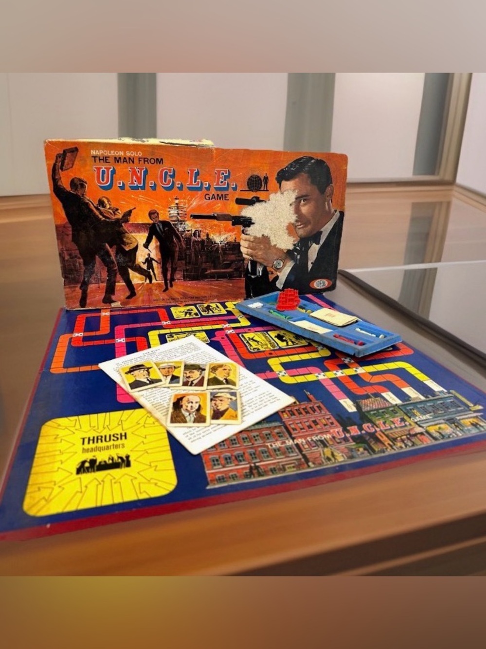 Rare Vintage 1965 Ideal The Man From U.N.C.L.E. Board Game TV Spy